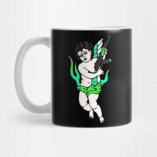 Cherub flames Mug